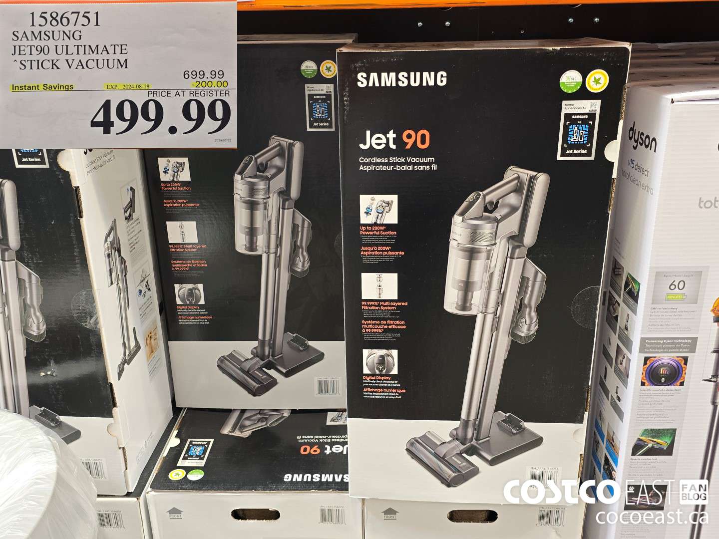 1586751 SAMSUNG JET90 ULTIMATE STICK VACUUM ($200.00 INSTANT SAVINGS EXPIRES ON 2024-08-18) $499.99