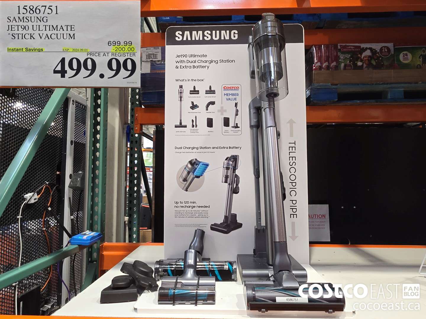 1586751 SAMSUNG JET90 ULTIMATE STICK VACUUM ($200.00 INSTANT SAVINGS EXPIRES ON 2024-09-01) $499.99