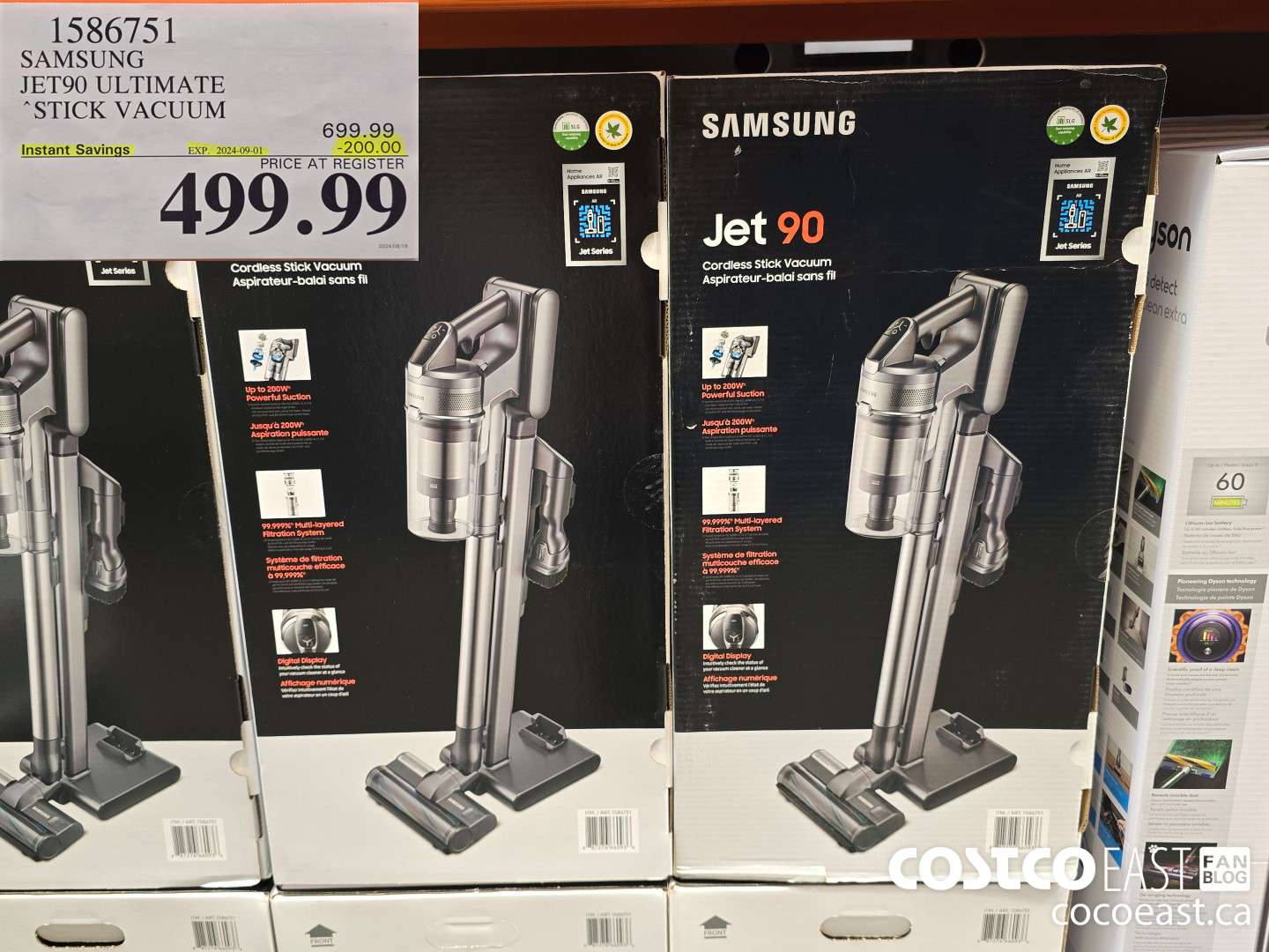 1586751 SAMSUNG JET90 ULTIMATE STICK VACUUM ($200.00 INSTANT SAVINGS EXPIRES ON 2024-09-01) $499.99