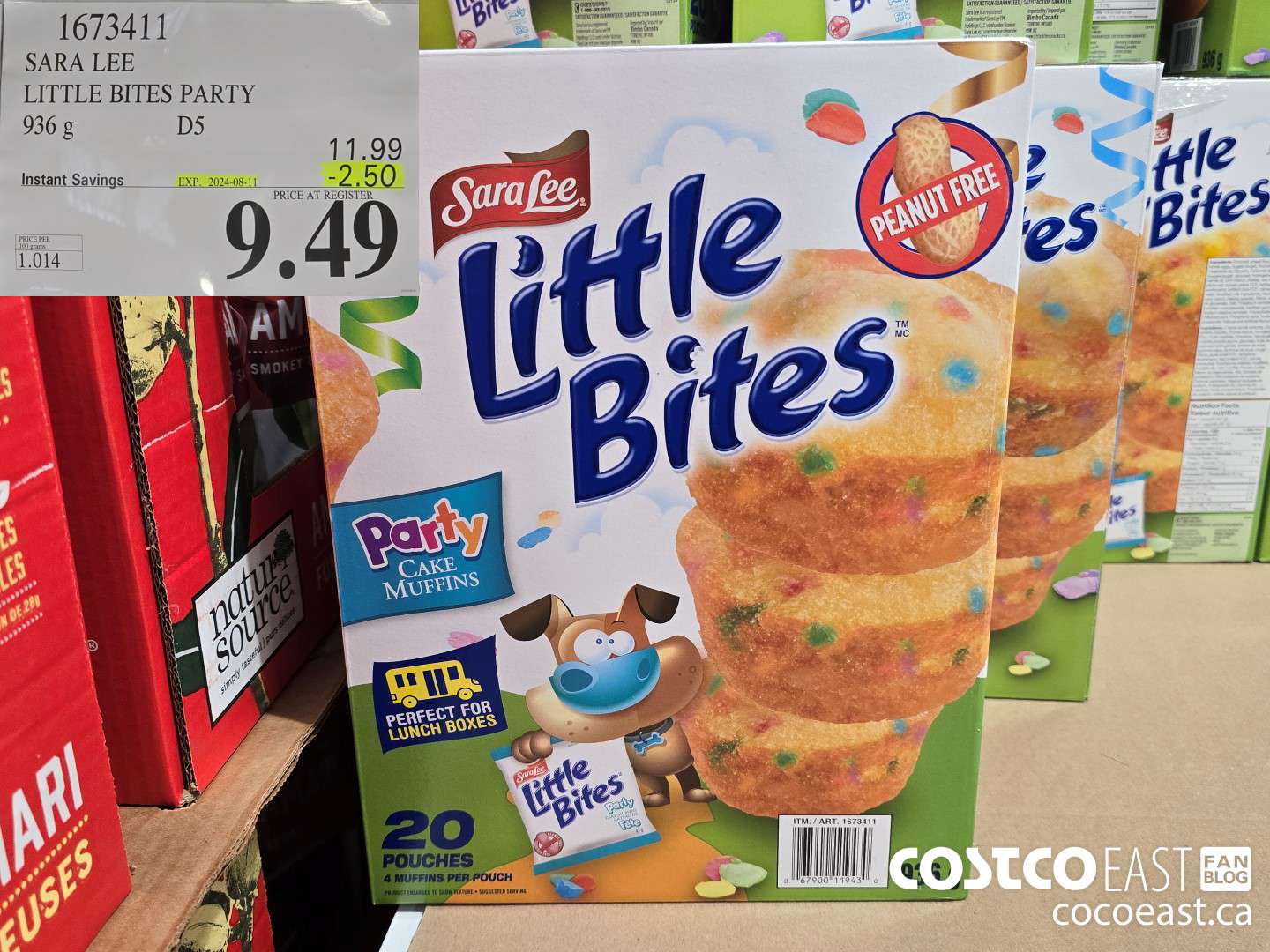 1673411 SARA LEE LITTLE BITES PARTY 936 G ($2.50 INSTANT SAVINGS EXPIRES ON 2024-08-11) $9.49