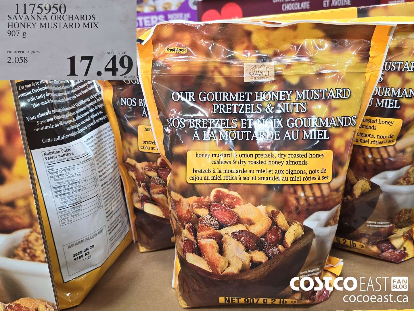 1175950 SAVANNA HONEY MUSTARD MIX 907 g $17.49