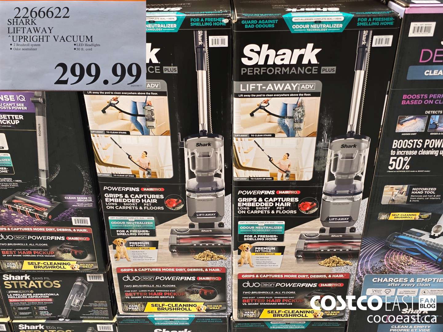 2266622 SHARK LIFTAWAY UPRIGHT VACUUM $299.99