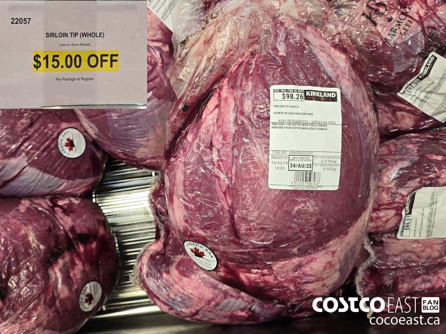 22057 SIRLOIN TIP (WHOLE) ($15.00 INSTANT SAVINGS)