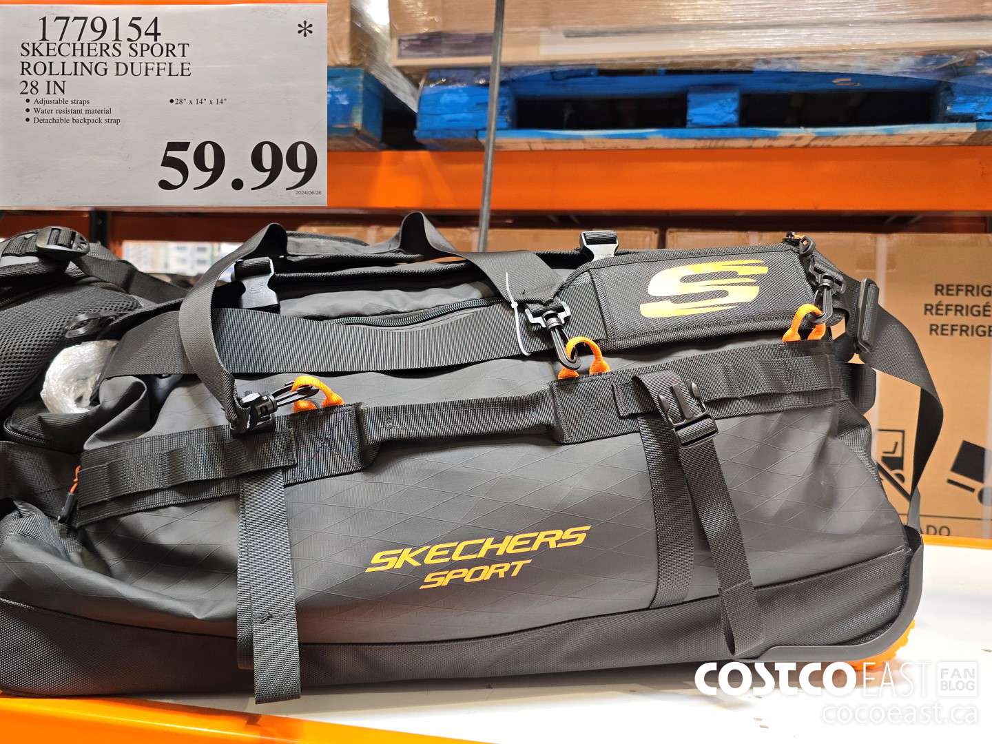 1779154 SKECHERS SPORT ROLLING DUFFLE 28 IN $59.99