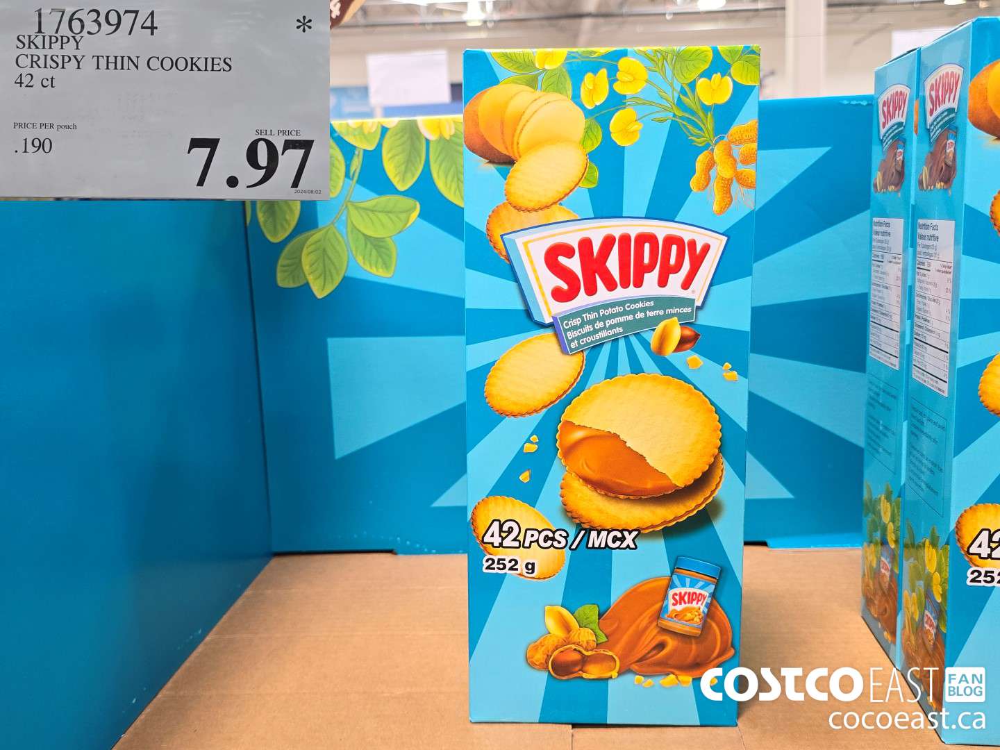 1763974 SKIPPY CRISPY THIN COOKIES 42 CT $7.97