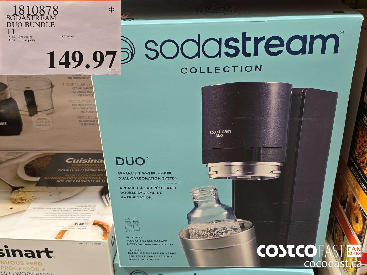 1810878 SODASTREAM DUO BUNDLE 11 $149.97