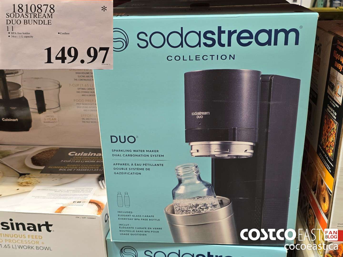 1810878 SODASTREAM DUO BUNDLE 11 $149.97