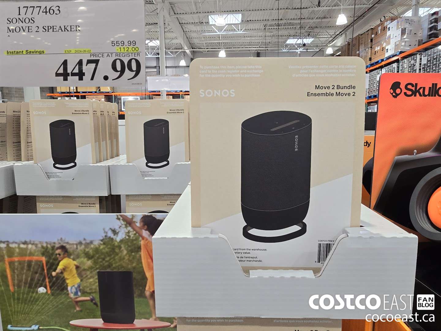 1777463 SONOS MOVE 2 SPEAKER ($112.00 INSTANT SAVINGS EXPIRES ON 2024-09-02) $447.99