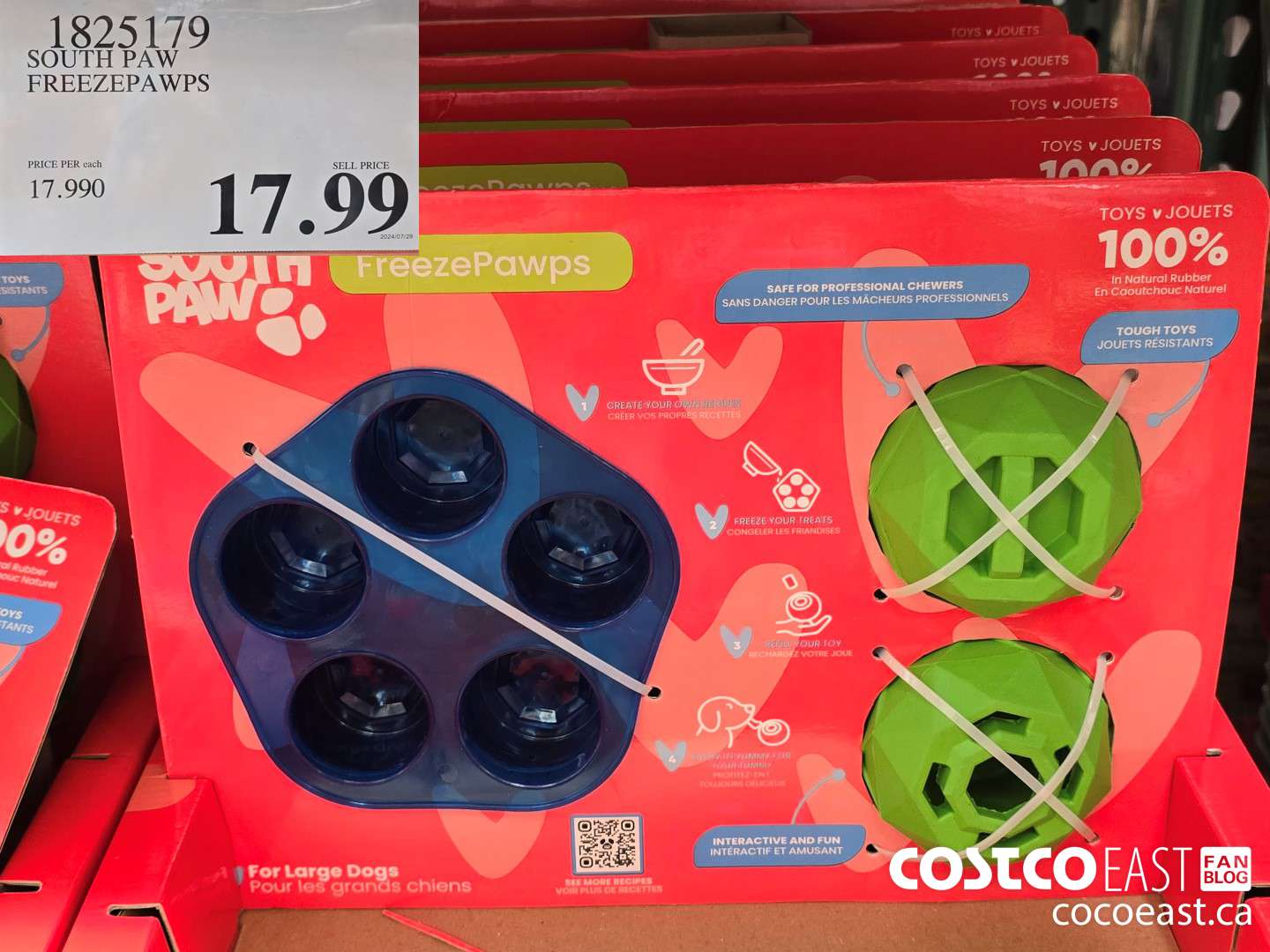 1825179 SOUTH PAW FREEZEPAWPS $17.99