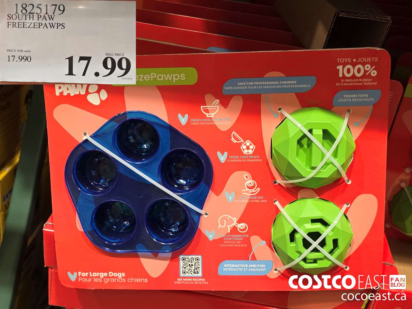 1825179 SOUTH PAW FREEZEPAWPS $17.99