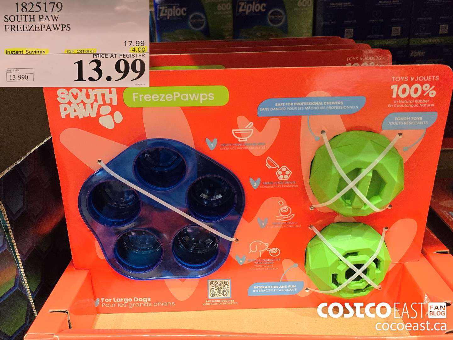 1825179 SOUTH PAW FREEZEPAWPS ($4.00 INSTANT SAVINGS EXPIRES ON 2024-09-01) $13.99