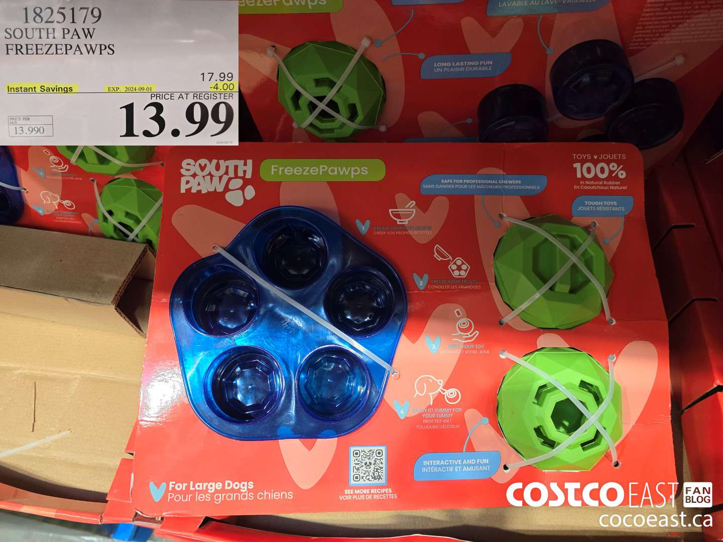 1825179 SOUTH PAW FREEZEPAWPS ($4.00 INSTANT SAVINGS EXPIRES ON 2024-09-01) $13.99
