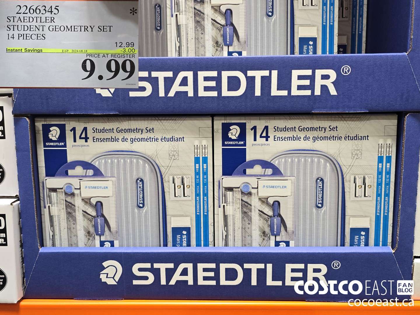2266345 STAEDTLER STUDENT GEOMETRY SET 14 PIECES ($3.00 INSTANT SAVINGS EXPIRES ON 2024-08-18) $9.99