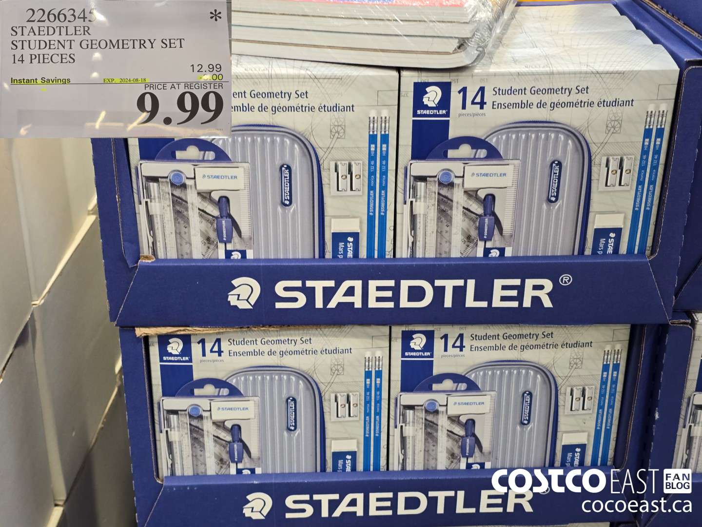 2266345 STAEDTLER STUDENT GEOMETRY SET 14 PIECES ($3.00 INSTANT SAVINGS EXPIRES ON 2024-08-18) $9.99