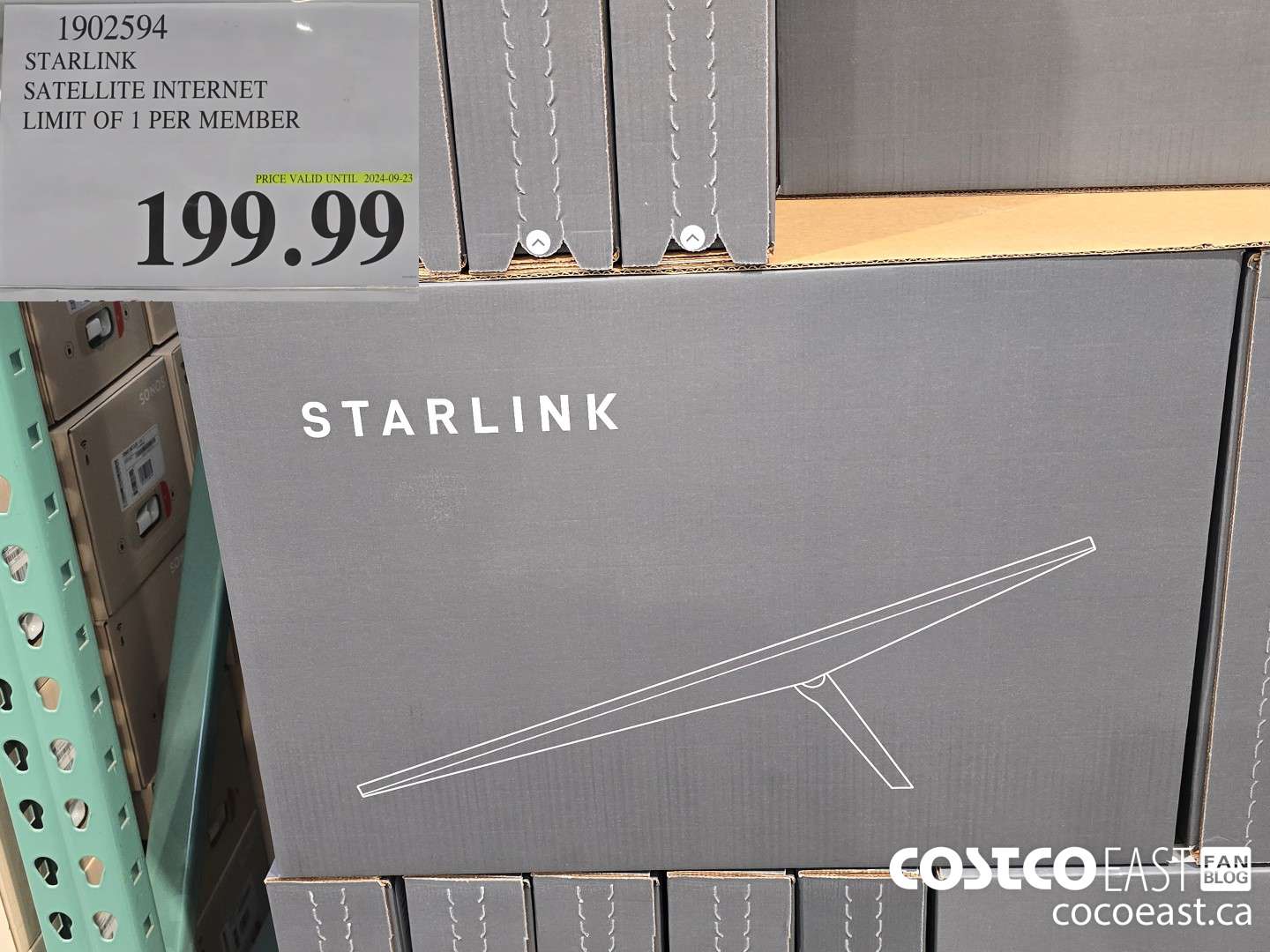 1902594 STARLINK SATELLITE INTERNET LIMIT OF 1 PER MEMBER $199.99