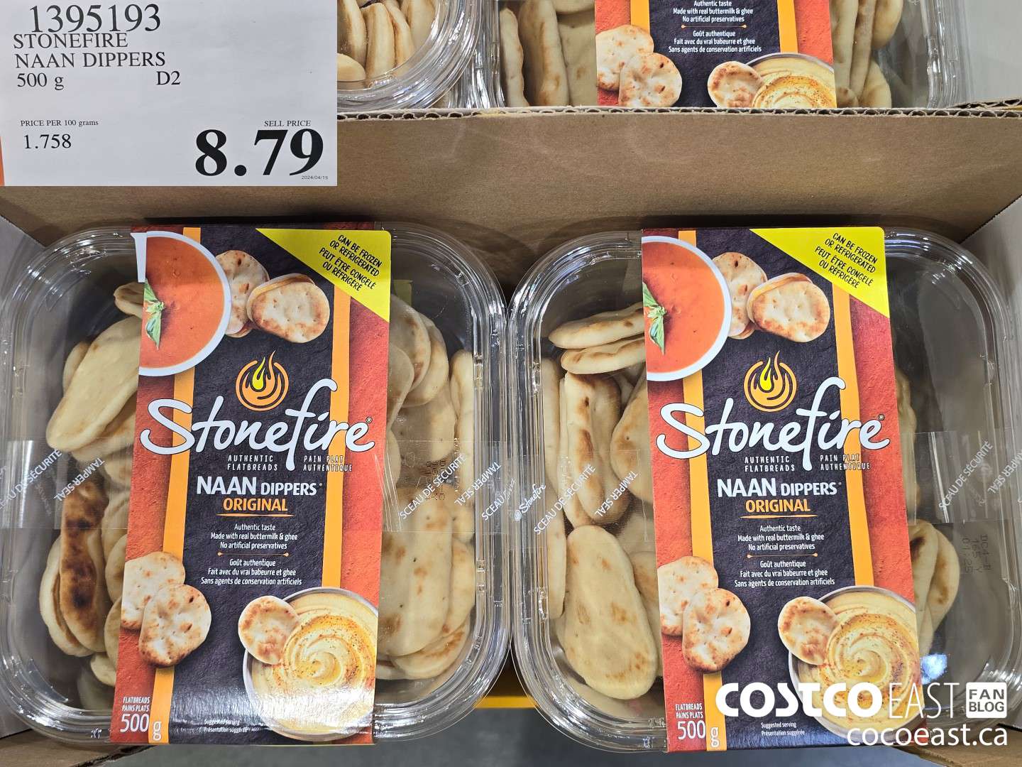 1395193 STONEFIRE NAAN DIPPERS 500 g $8.79