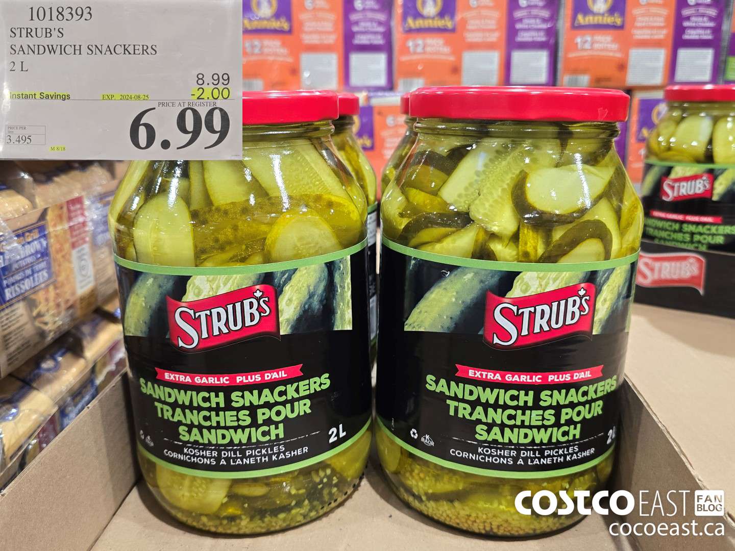 1018393 STRUB'S SANDWICH SNACKERS 2 L ($2.00 INSTANT SAVINGS EXPIRES ON 2024-08-25) $6.99