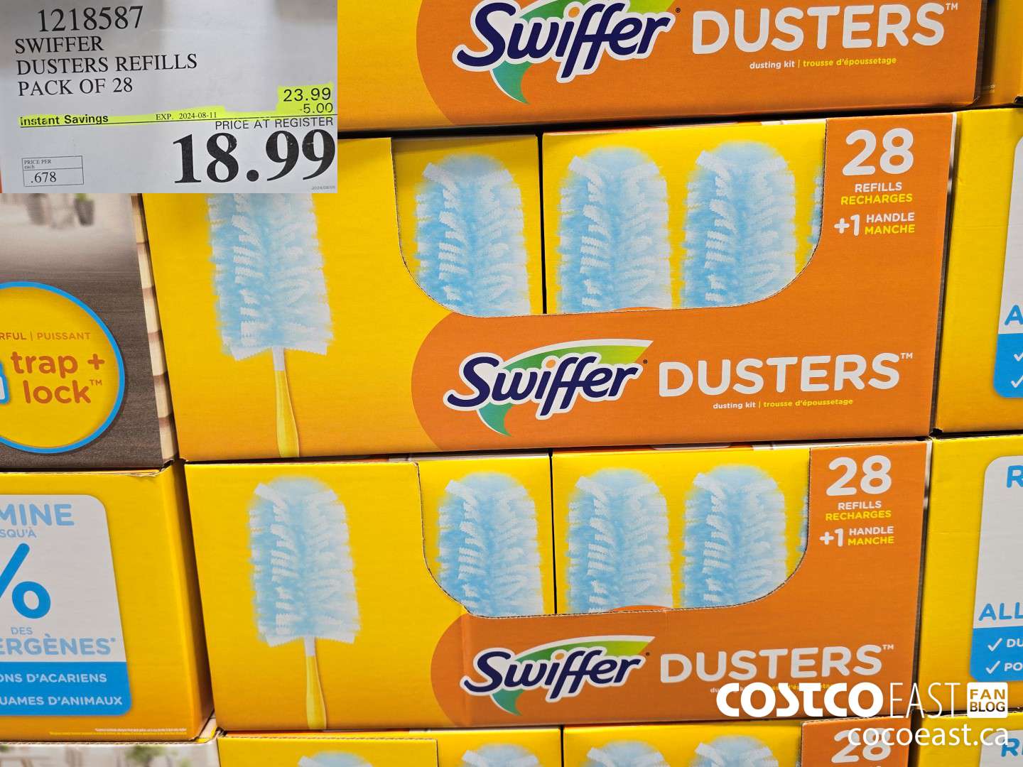 1218587 SWIFFER DUSTERS REFILLS PACK OF 28 ($5.00 INSTANT SAVINGS EXPIRES ON 2024-08-11) $18.99
