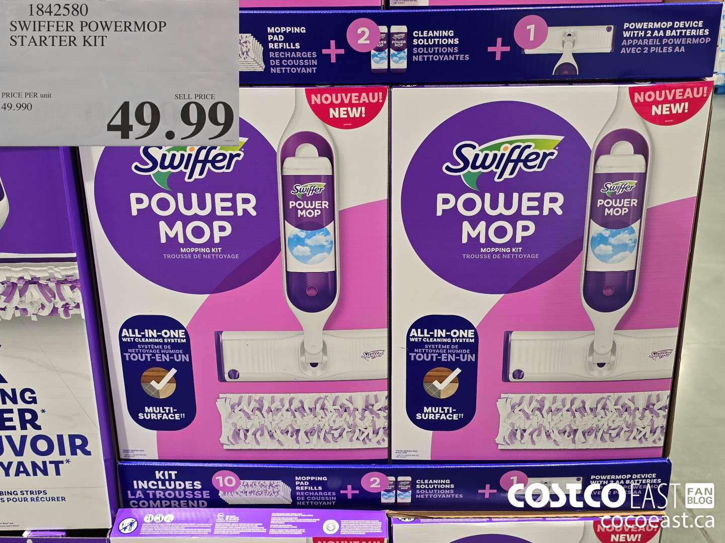 1842580 SWIFFER POWERMOP STARTER KIT $49.99