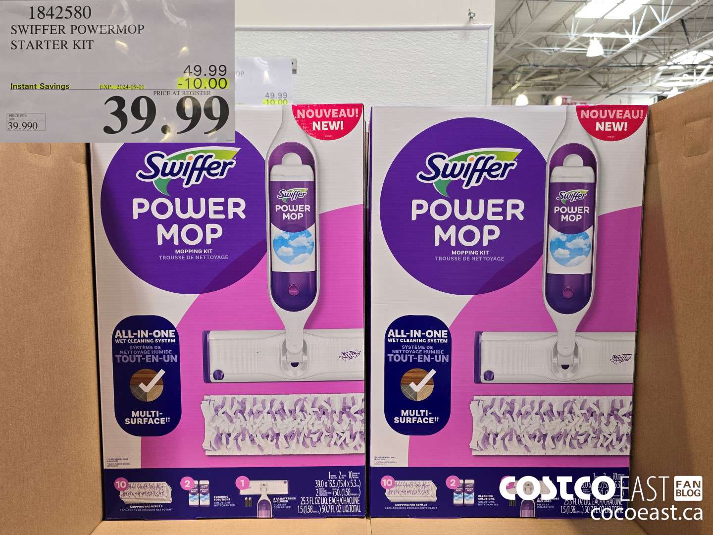 1842580 SWIFFER POWERMOP STARTER KIT ($10.00 INSTANT SAVINGS EXPIRES ON 2024-09-01) $39.99