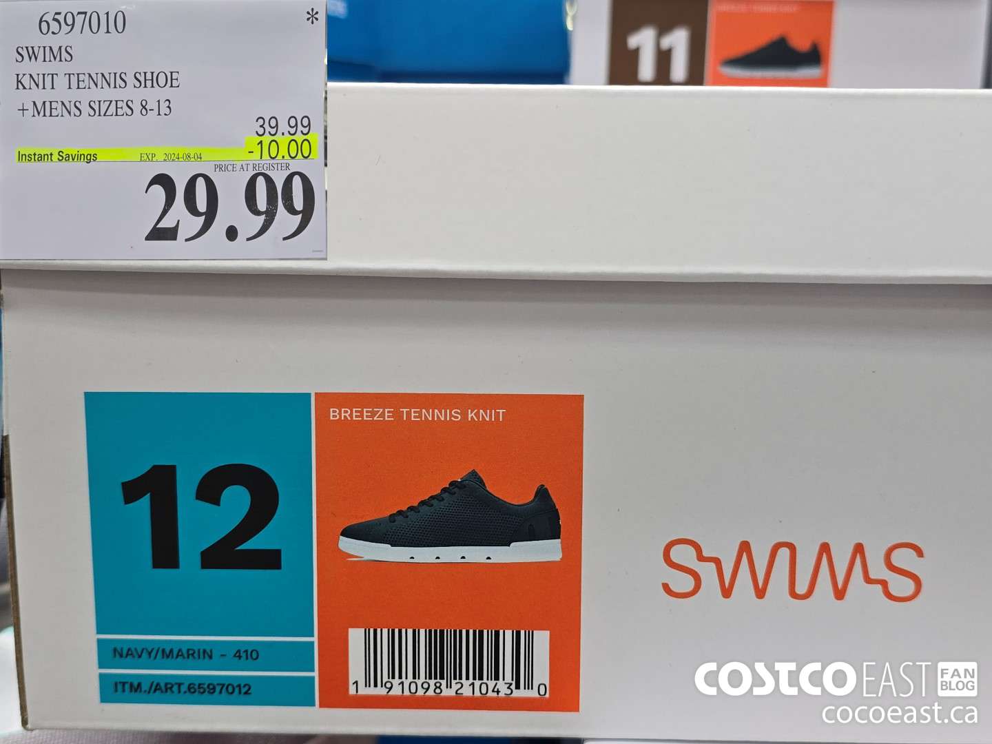 6597010 SWIMS KNIT TENNIS SHOE +MENS SIZES 8-13 ($10.00 INSTANT SAVINGS EXPIRES ON 2024-08-04) $29.99