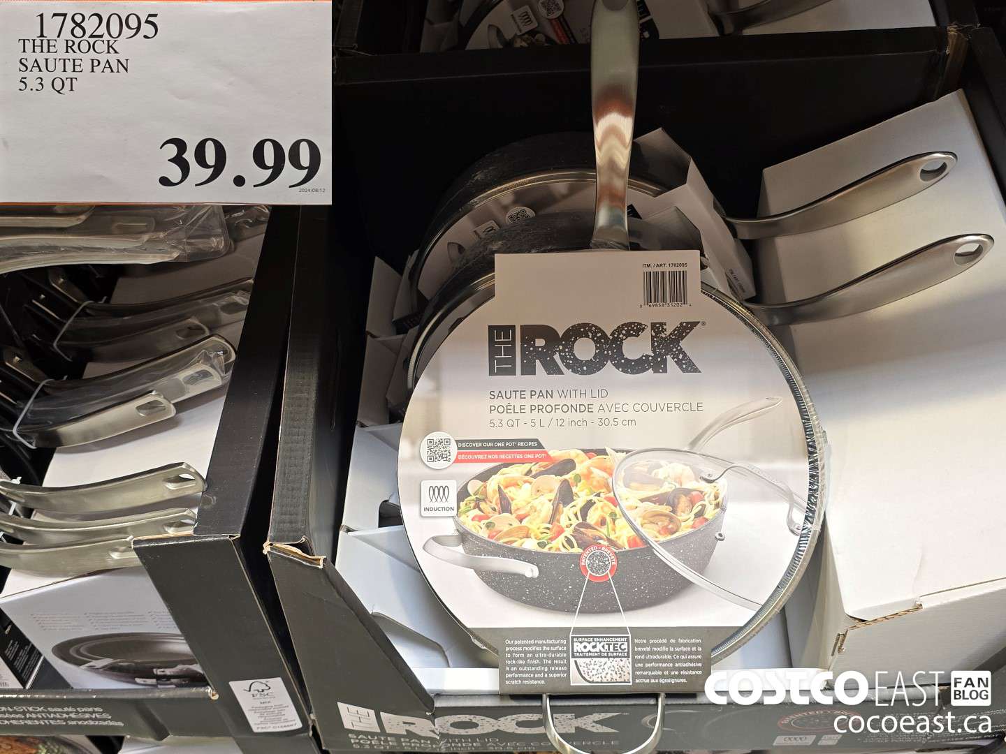 1782095 THE ROCK SAUTE PAN 5.3 QT $39.99