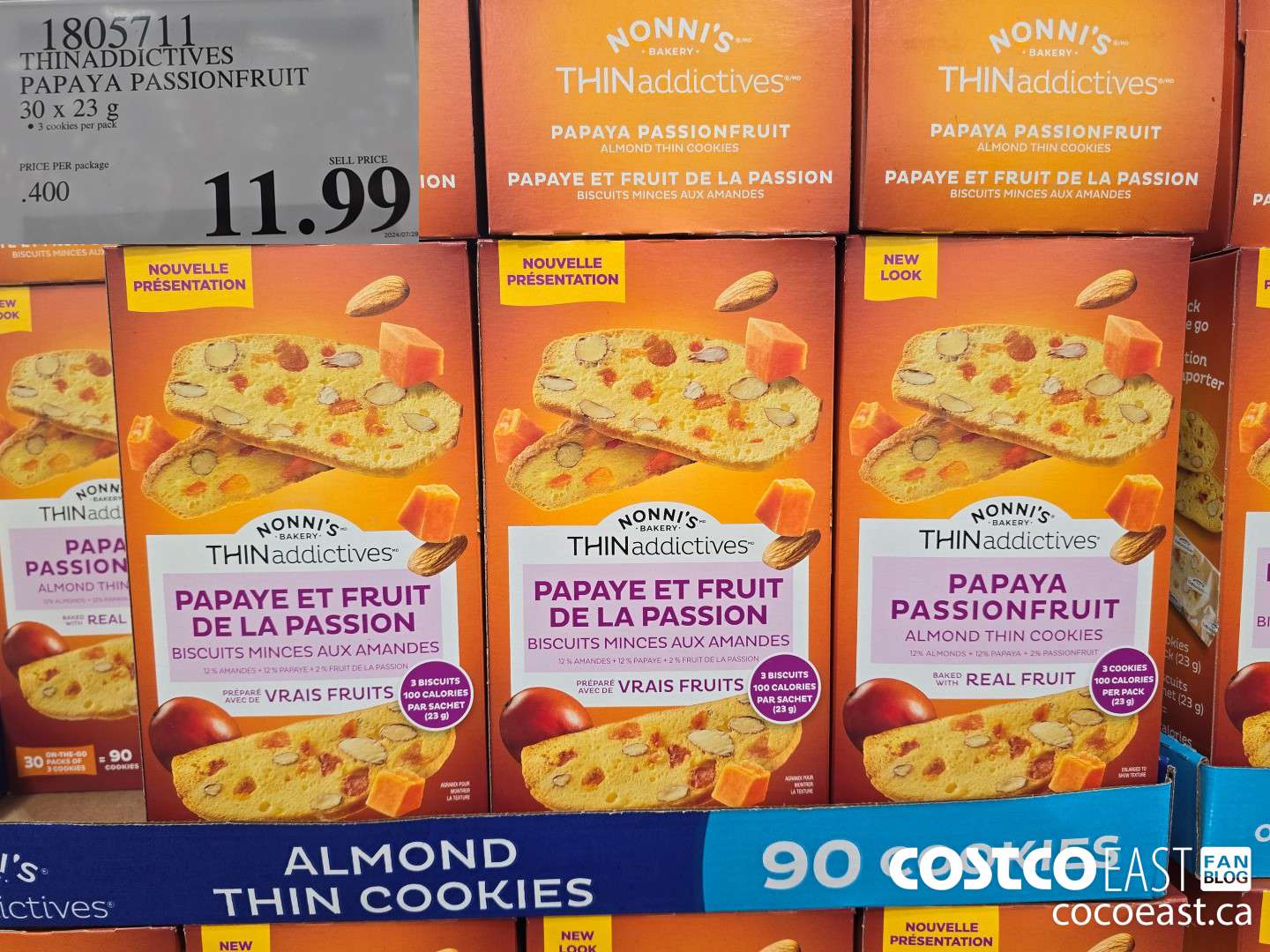 1805711 THINADDICTIVES PAPAYA PASSIONFRUIT 30 x 23 g $11.99