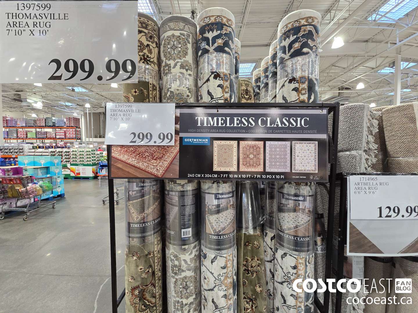 1397599 THOMASVILLE AREA RUG 7'10 X 10' $299.99