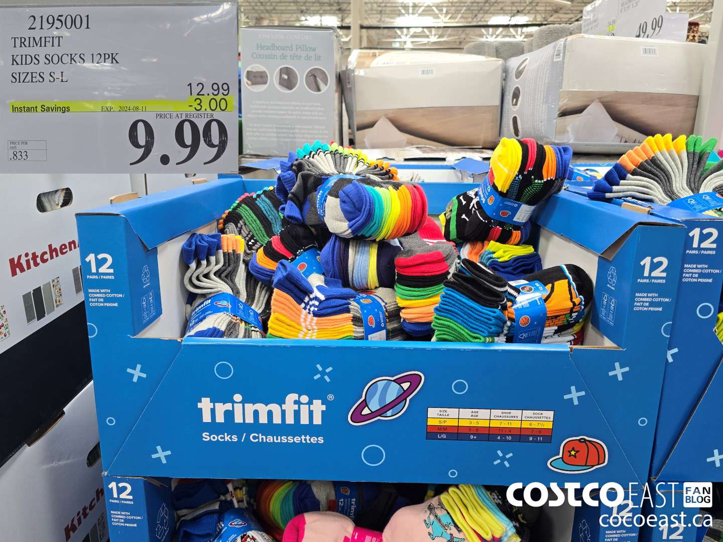 2195001 TRIMFIT KIDS SOCK 12PK SIZES S-L ($3.00 INSTANT SAVINGS EXPIRES ON 2024-08-11) $9.99