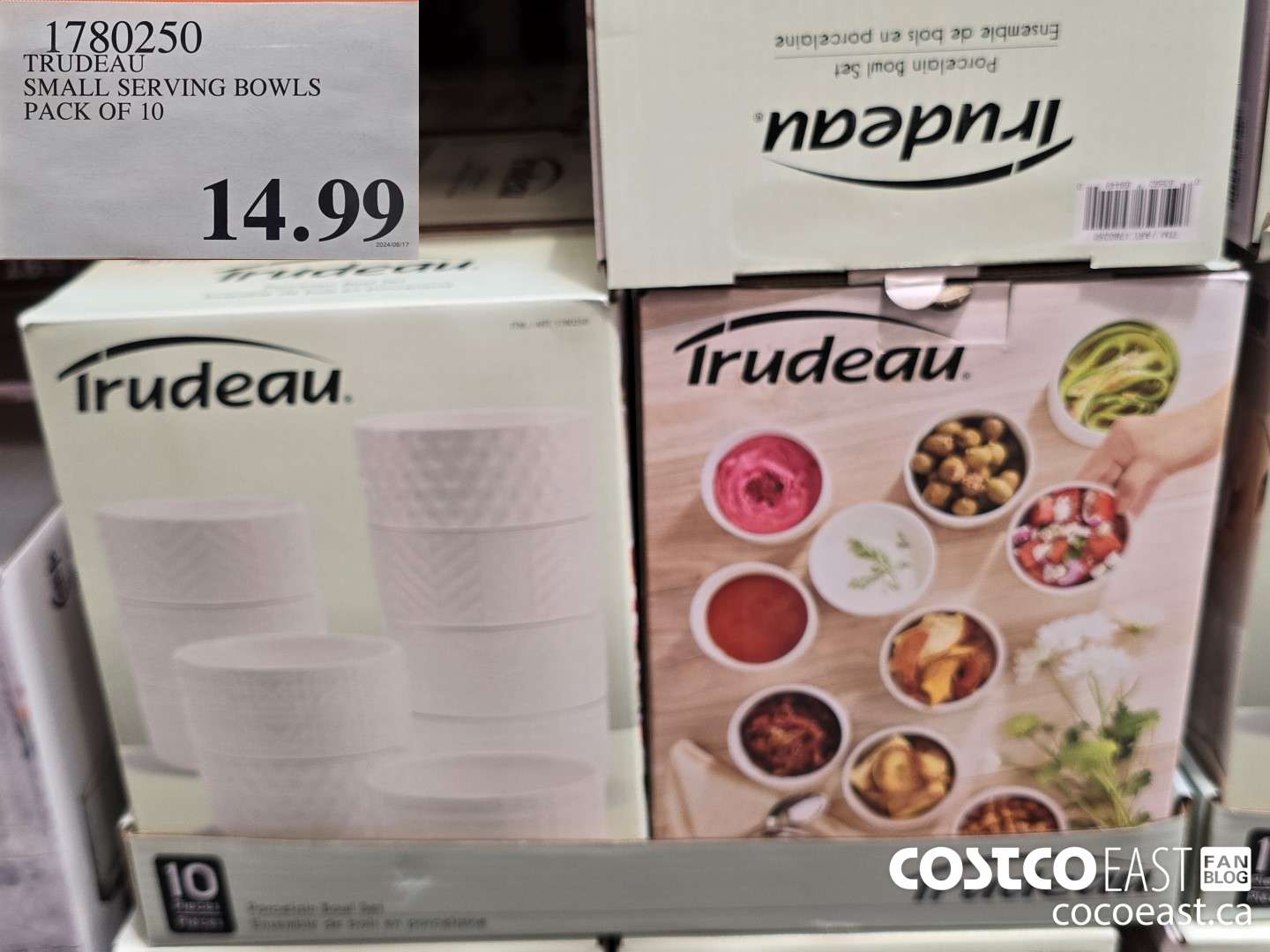 1780250 TRUDEAU SMALL SERVING BOWLS PACK OF 10 $14.99