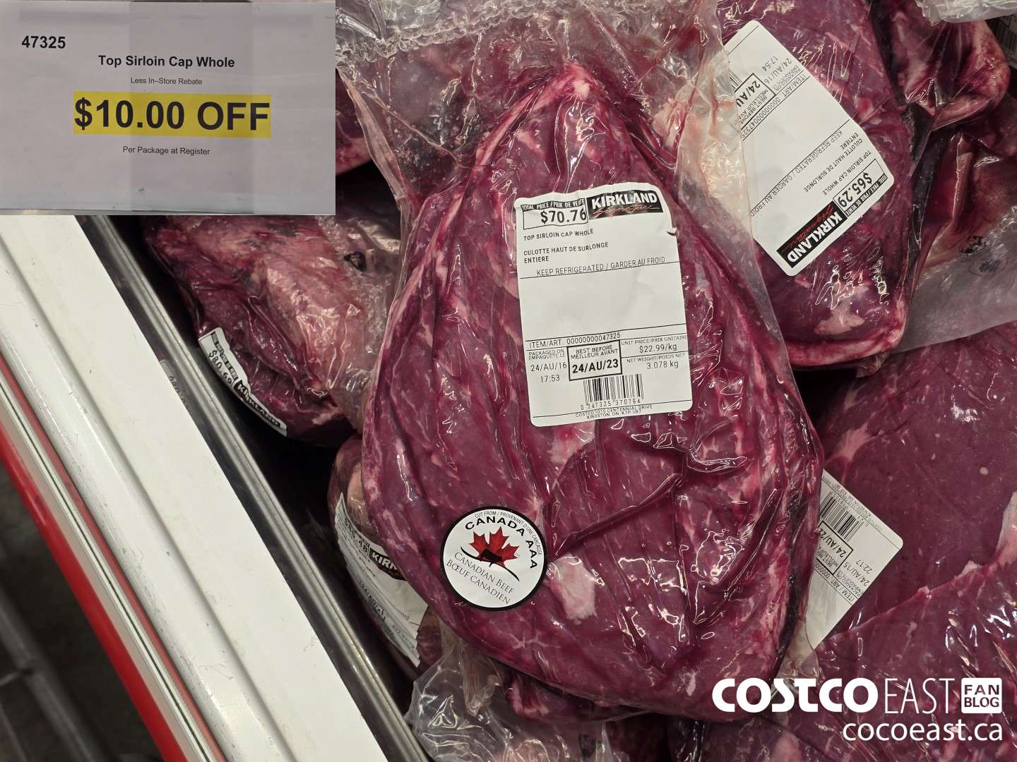 47325 Top Sirloin Cap Whole ($10.00 INSTANT SAVINGS)