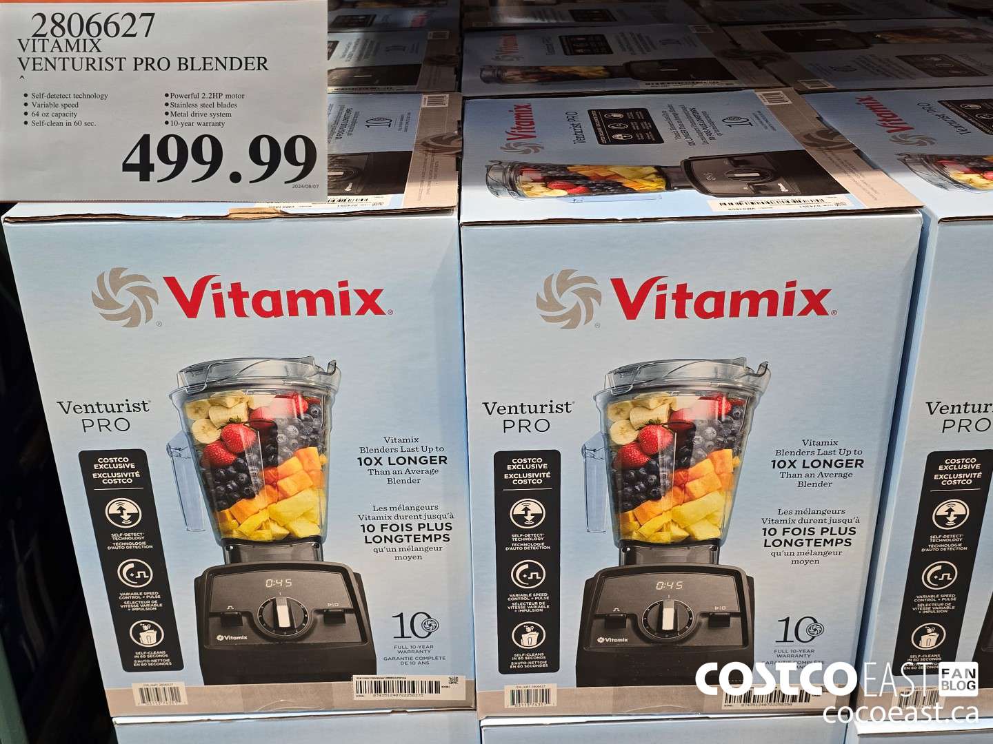 2806627 VITAMIX VENTURIST PRO BLENDER $499.99