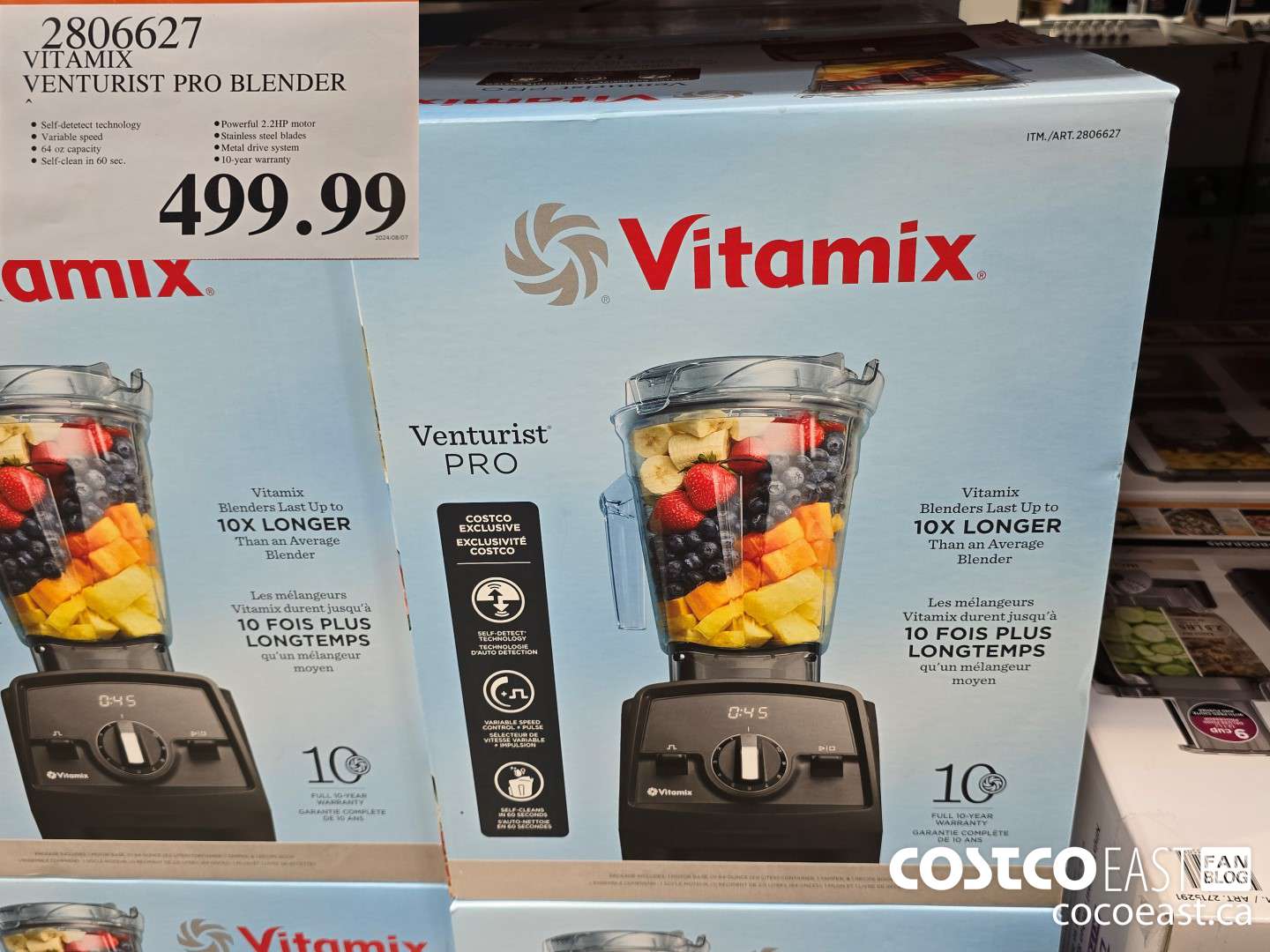 2806627 VITAMIX VENTURIST PRO BLENDER $499.99