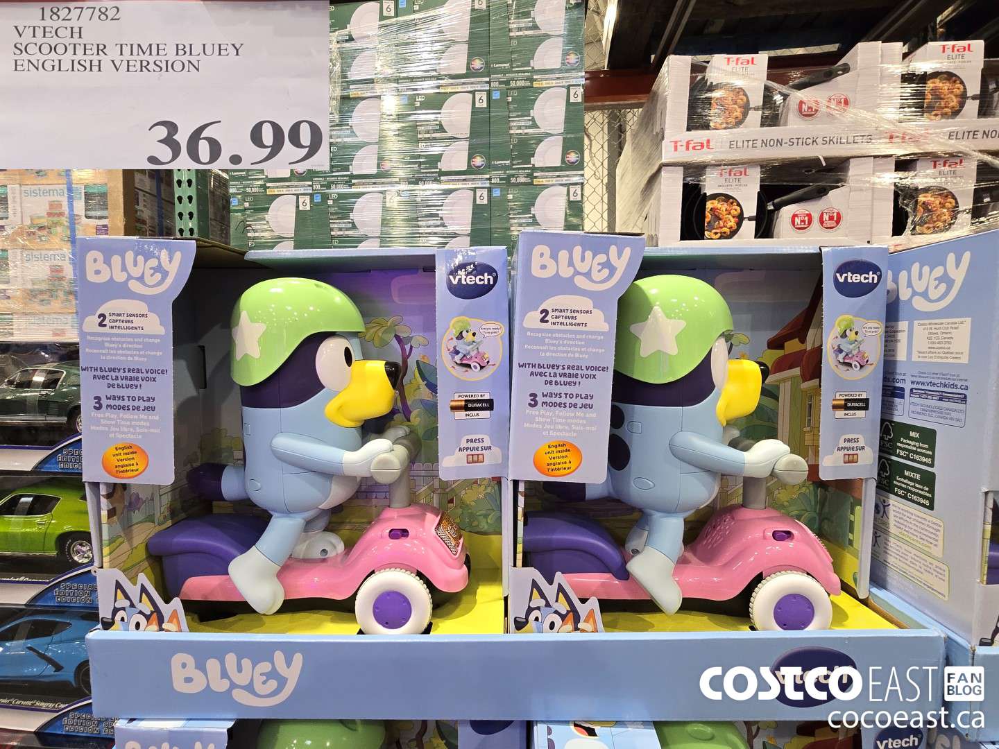 1827782 VTECH SCOOTER TIME BLUEY ENGLISH VERSION $36.99