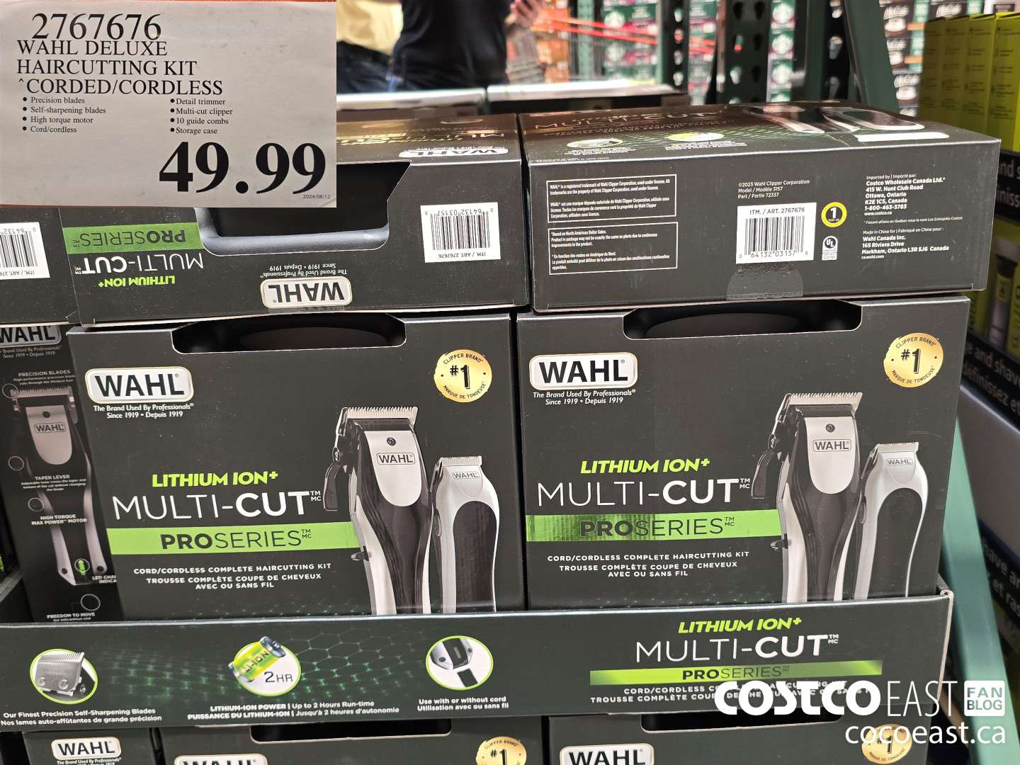 2767676 WAHL DELUXE HAIRCUTTING KIT CORDED/ CORDLESS $49.99