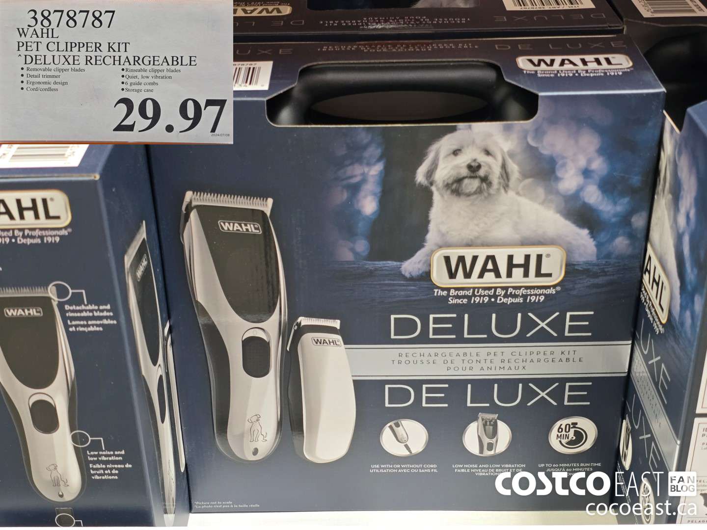 3878787 WAHL PET CLIPPER KIT DELUXE RECHARGEABLE $29.97