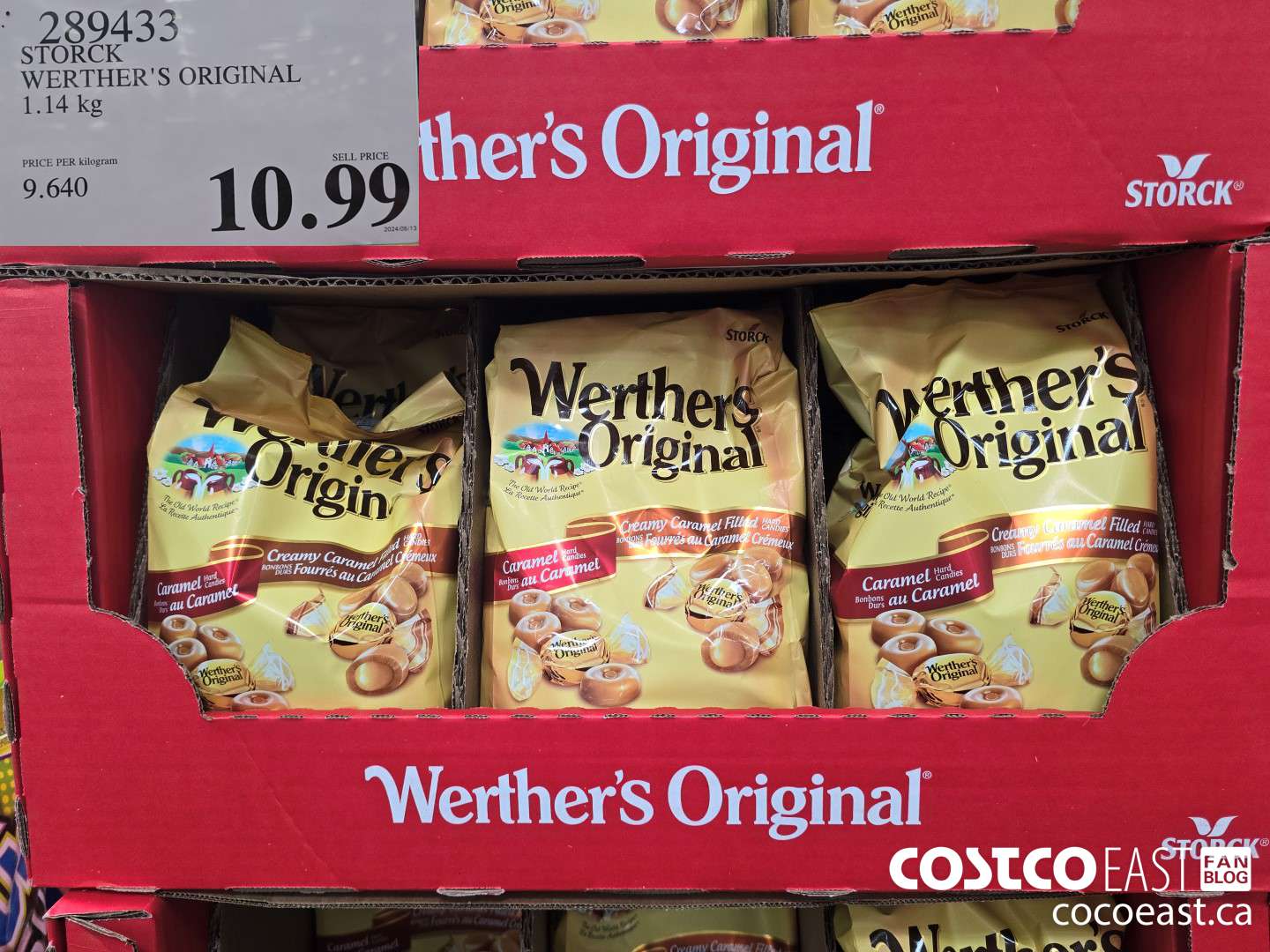 289433 WERTHER'S ORIGINAL 1.14 KG $10.99