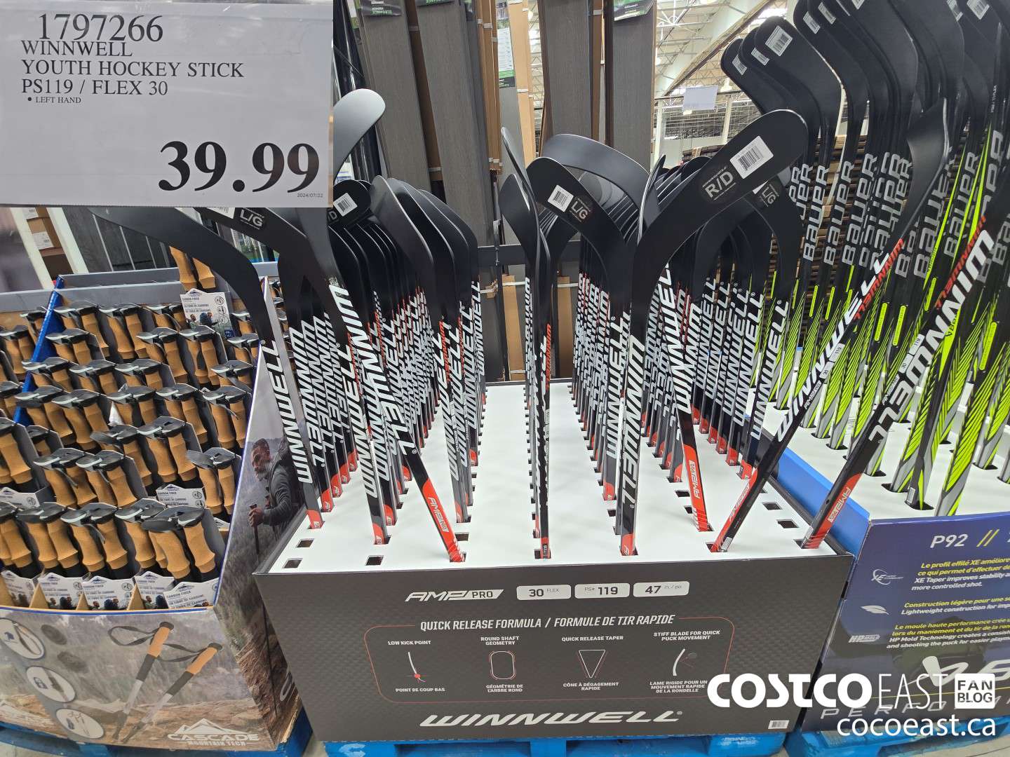 1797266 WINNWELL YOUTH HOCKEY STICK PS119./ FLEX 30 $39.99