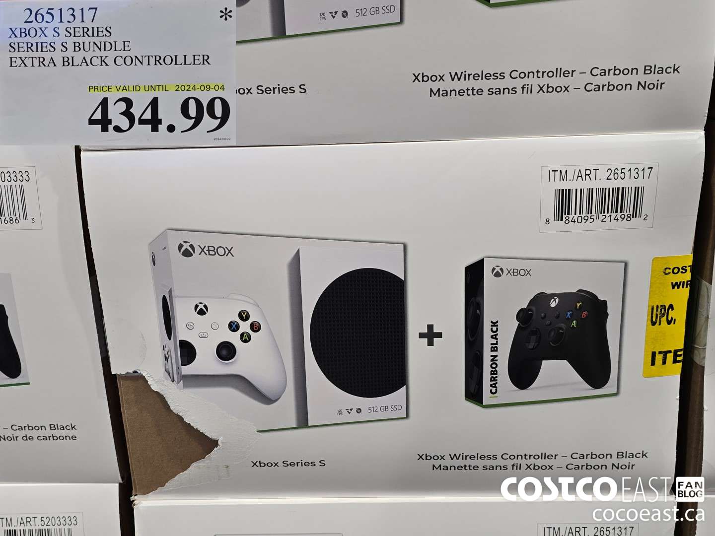 2651317 XBOX S SERIES SERIES S BUNDLE EXTRA BLACK CONTROLLER $434.99