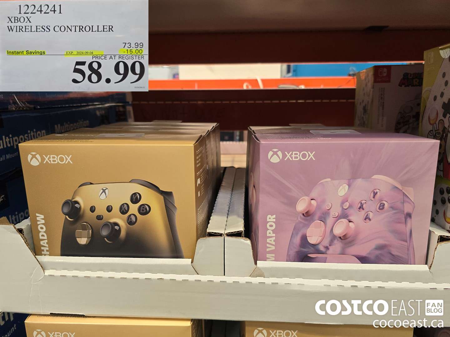 1224241 XBOX WIRELESS CONTROLLER ($15.00 INSTANT SAVINGS EXPIRES ON 2024-09-04) $58.99