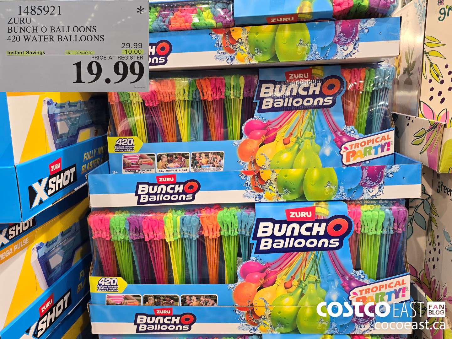 1485921 ZURU BUNCH O BALLOONS 420 WATER BALLOONS ($10.00 INSTANT SAVINGS EXPIRES ON 2024-09-02) $19.99