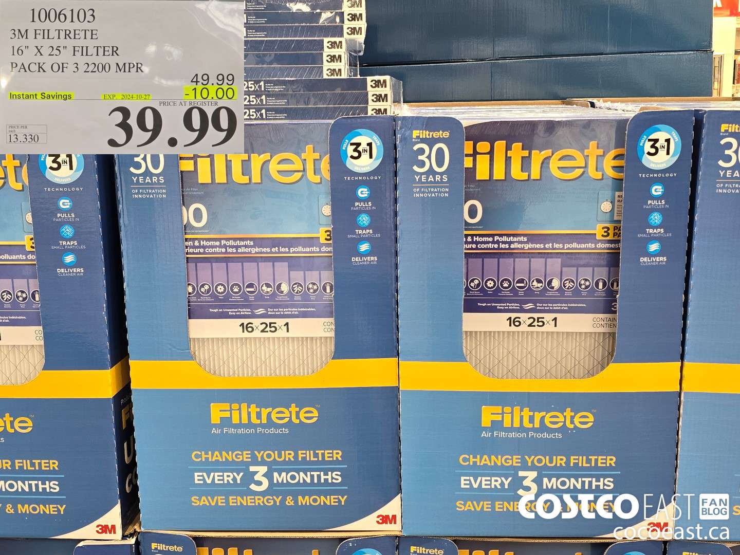 1006103 3M FILTRETE 16