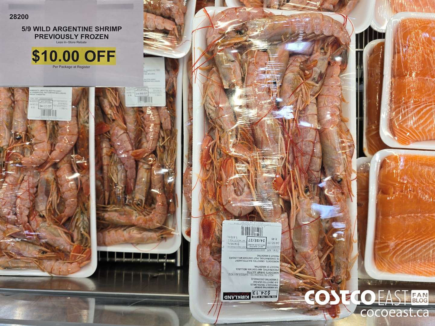 28200 5/9 WILD ARGENTINE SHRIMP PREVIOUSLY FROZEN ($10.00 INSTANT SAVINGS)