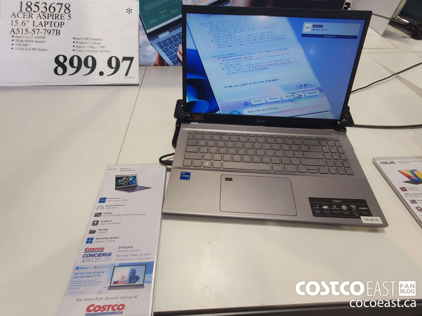 1853678 ACER ASPIRE 5 15.6