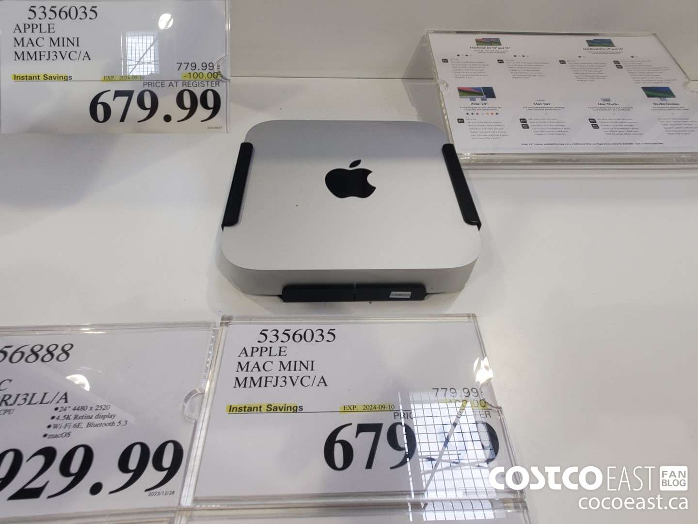 5356035 APPLE MAC MINI MMFJ3VC/A ($100.00 INSTANT SAVINGS EXPIRES ON 2024-09-10) $679.99