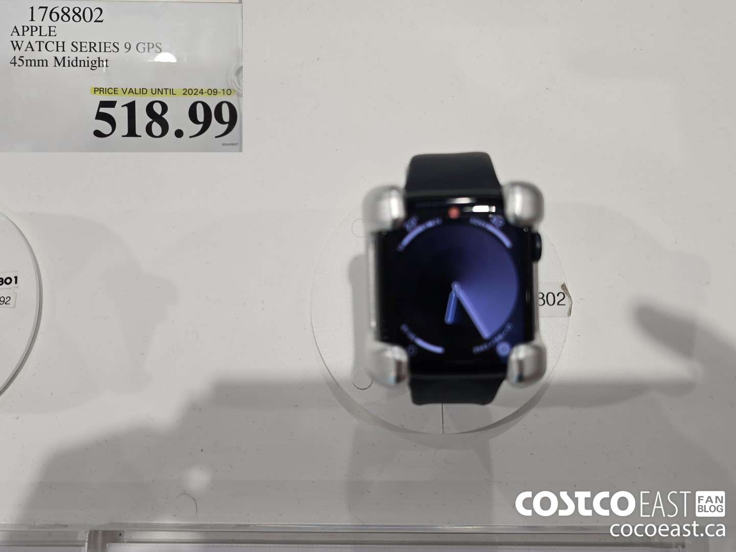 1768802 APPLE WATCH SERIES 9 GPS 45mm Midnight $518.99