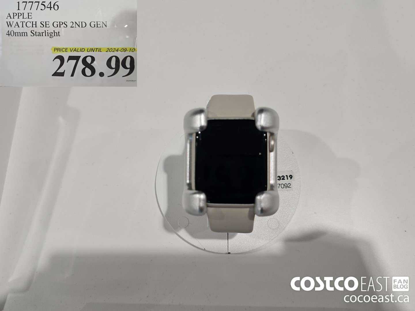 1777546 APPLE WATCH SE GPS 2ND GEN 40mm Starlight $278.99