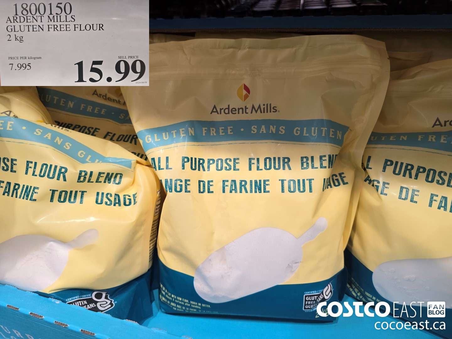 1800150 ARDENT MILLS GLUTEN FREE FLOUR 2 kg $15.99