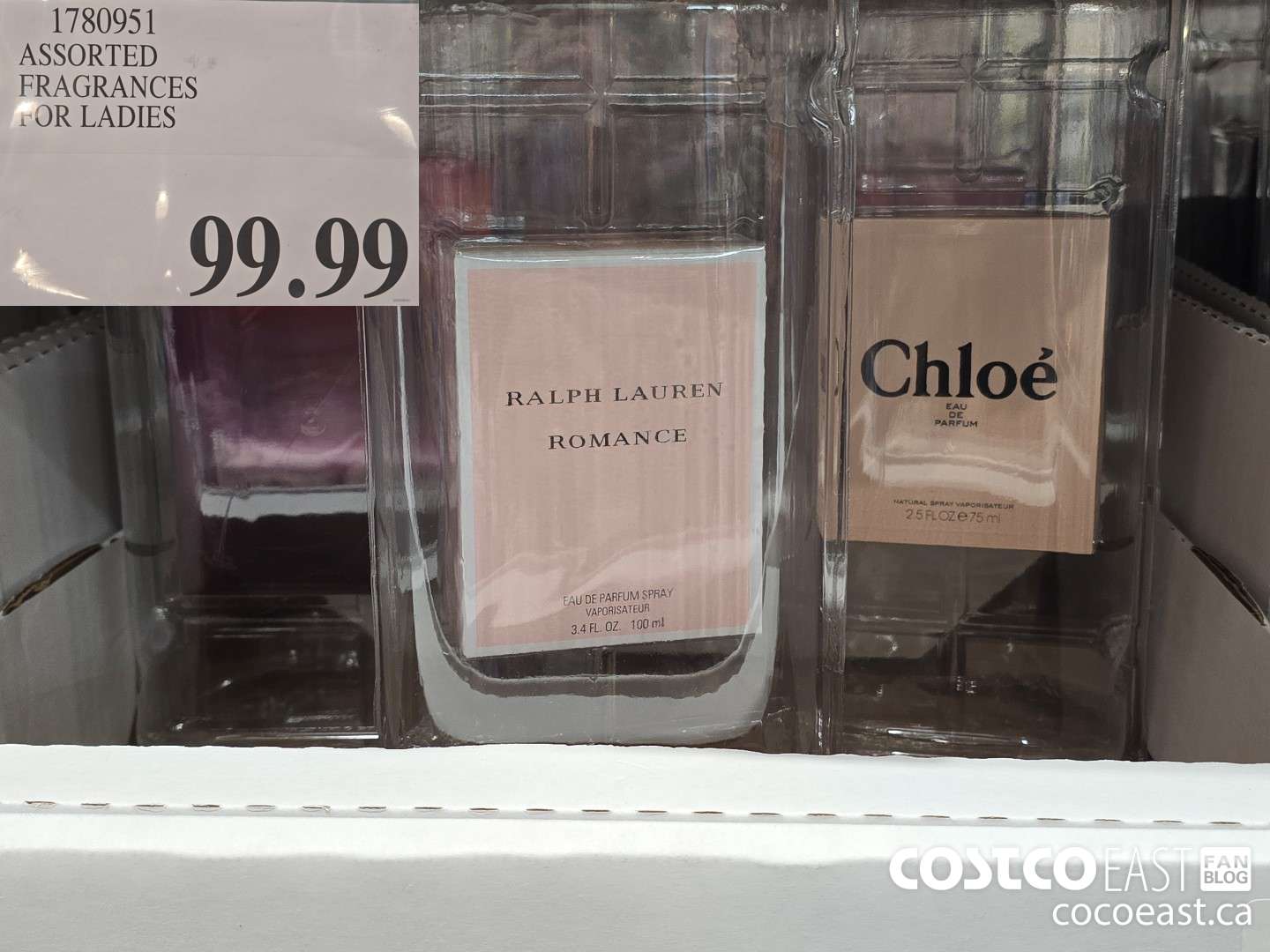1780951 ASSORTED FRAGRANCES OR LADIES $99.99