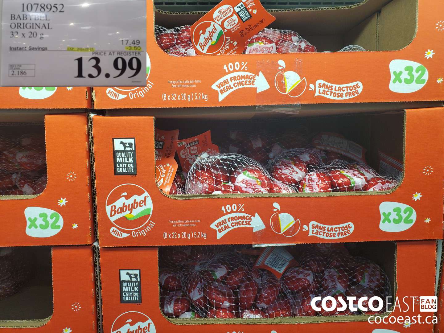 1078952 BABY ORIGINAL 32x20g  ($3.50 INSTANT SAVINGS EXPIRES ON 2024-09-15) $13.99